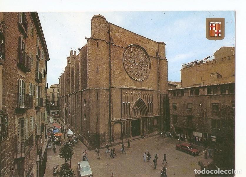 Postcards: Postal 035541 : Barcelona. Plaza del Pino e Iglesia de Santa Maria del Pino - Varios