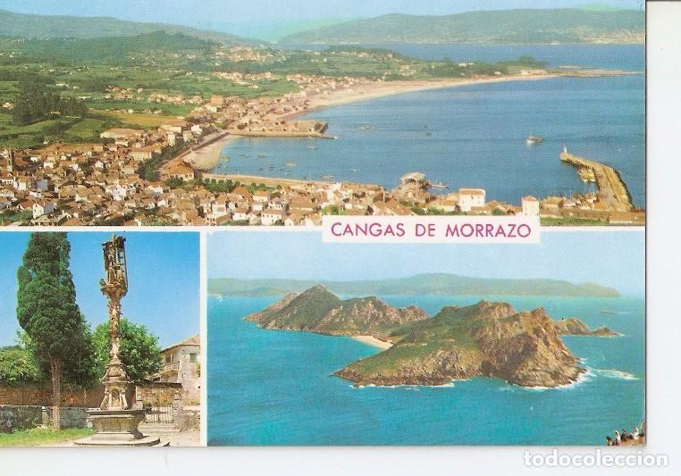 Postais: Postal 049372 : Cangas de Morrazo (Pontevedra). Vista parcial. Crucero de Hio. Islas Cies - Varios