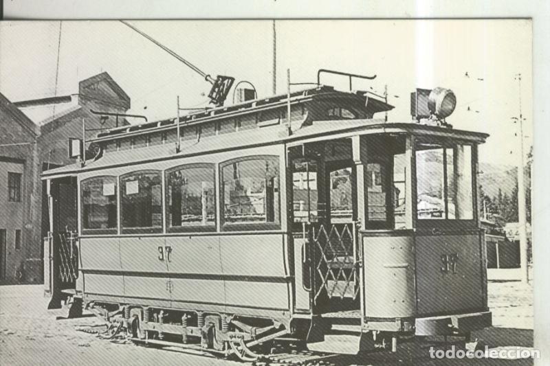 Cartoline: Postal 010984: Tranvia de Barcelona coche numero 37 serie 1-124 Cadeneros - Varios