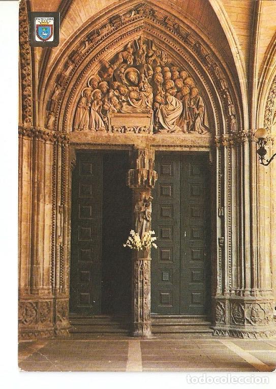 Postais: Postal 022443 : Claustros. Puerta del Amparo - Pamplona - Varios