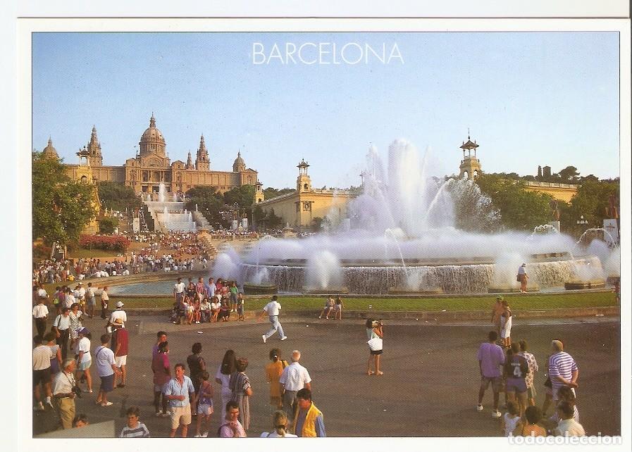 Postais: Postal 046765 : Barcelona. Palau Nacional i fonts de Montjuic - Varios