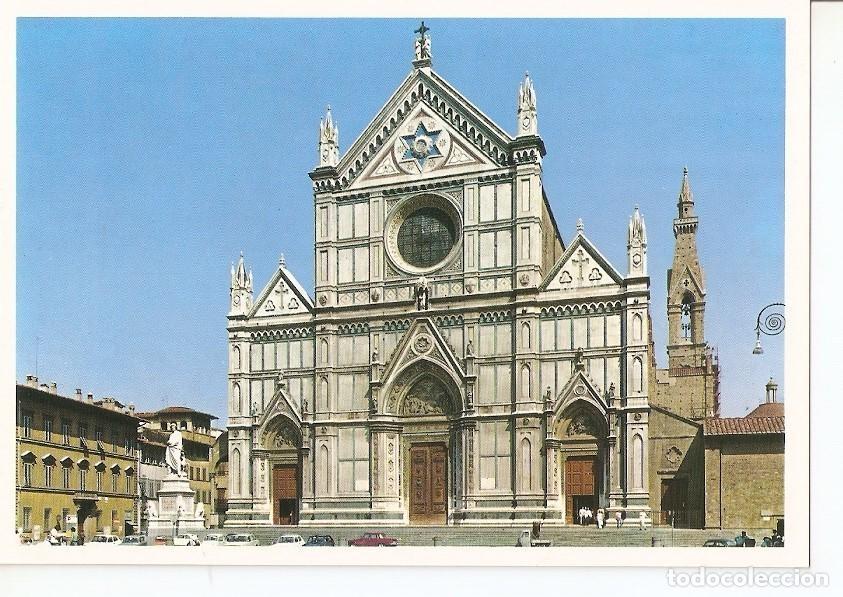 Postais: Postal 043115 : Firenze. Santa Croce Church and Square - Varios