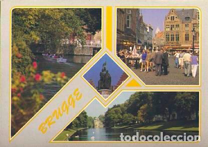 Postales: POSTAL 56917: Brugge Greetings from - Varios - Foto 1