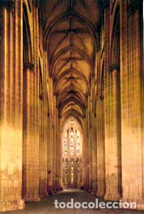 Postais: POSTAL 57071: Batalha (Portugal) Monasteiro � Nave Principal de la Iglesia - Varios
