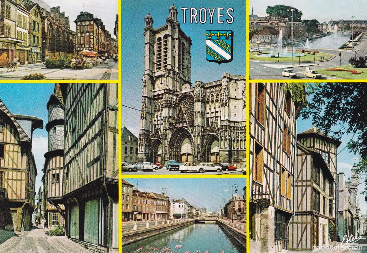 Postkarten: POSTAL 19027: Troyes - Varios