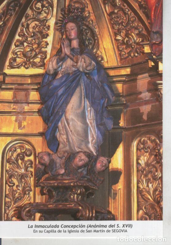 Postales: Postal 011790: Virgen Ntra Sra la Inmaculada Concepcion , Iglesia de San Martin de Segovia - Varios
