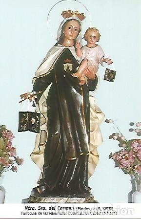 Postales: POSTAL 54794: Virgen del Carmen. Bobadilla Pueblo Malaga - Varios