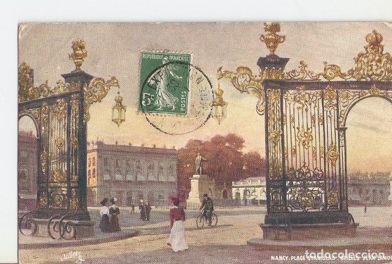 Postales: Postal 026812 : Pintura. Nancy place Stanislas Grilles Jean Lamour - Varios