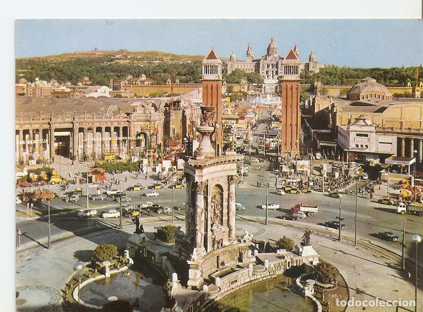 Postcards: Postal 031236 : Barcelona. Plaza de Espa&ntilde;a y Feria de Muestras - Varios