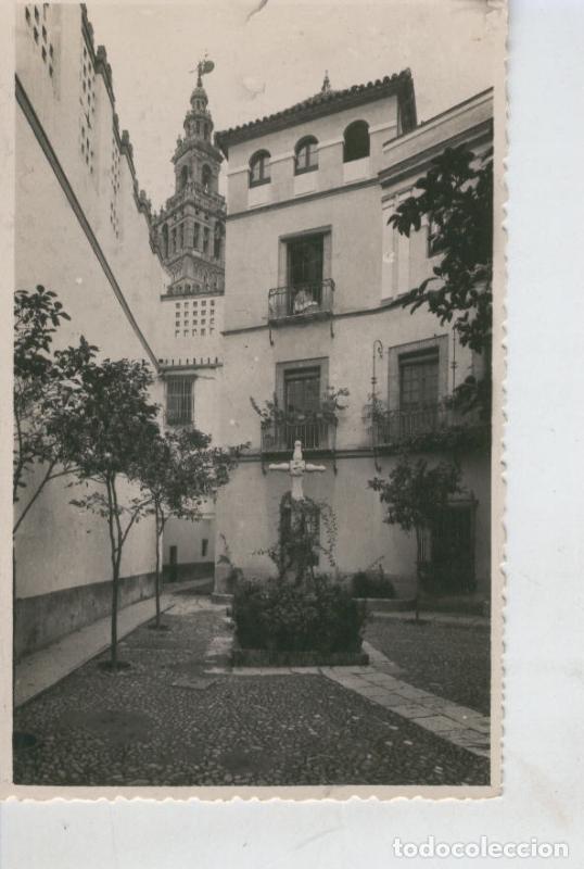 Postais: Postal B/N 0470 : Plaza de Santa Maria de Sevilla - Varios