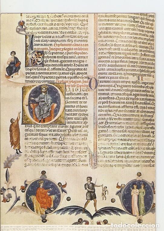 Postales: Postal 021793 : Biblia Carlos V, siglo XIV, catedral Gerona - Varios