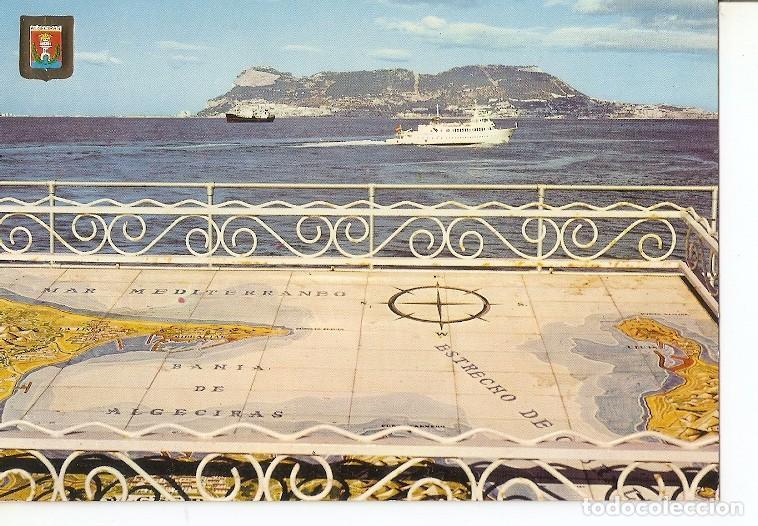 Postales: Postal 050475 : Algeciras (Cadiz). Vista del Pe&ntilde;on desde la Balustrada del rompeolas - Varios