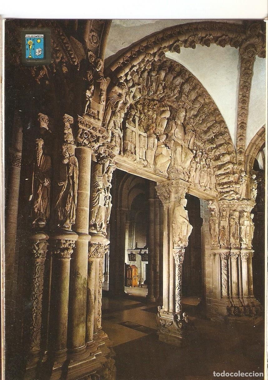 Postales: Postal 038478 : Santiago de Compostela. La Catedral. Portico de la Gloria. Detalle - Varios