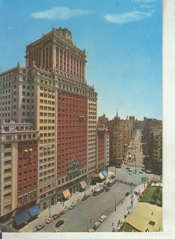 Postais: Postal 011587: Plaza de Espa&ntilde;a de Madrid - Varios