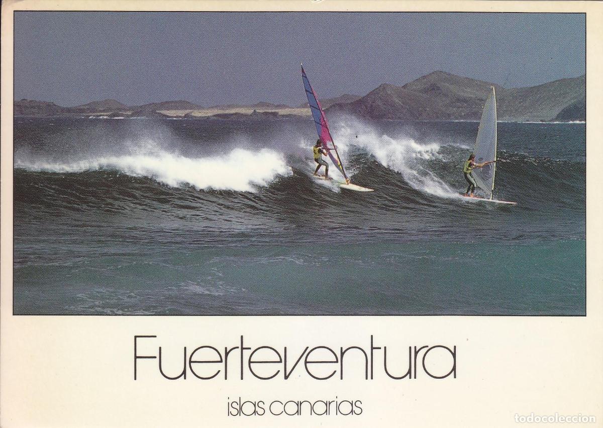 Cartoline: Postal 60763: Haciendo windsurf en Fuerteventura (Islas Canarias) - Varios