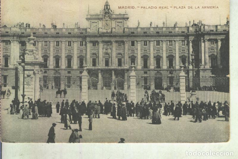 Postais: Postal 013297: Palacio Real, plaza de la armeria de Madrid - Varios