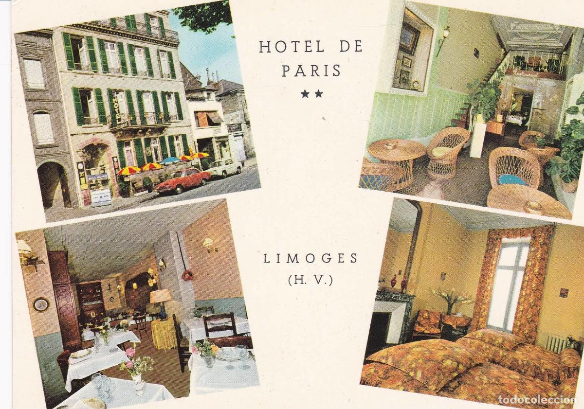 Postais: POSTAL 18722: LIMOGES: HOTEL DE PARIS - Varios
