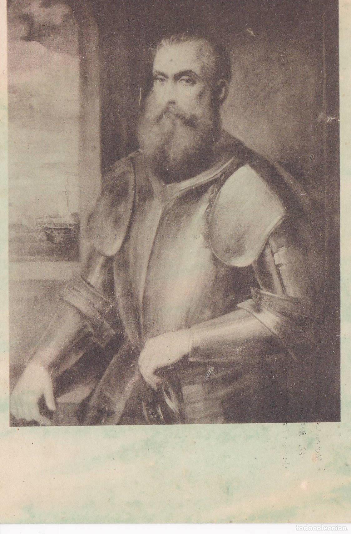 Postais: POSTAL 19011: JACOPO PALMA: RETRATO DEL ALMIRANTE ANDREA DORIA - Varios