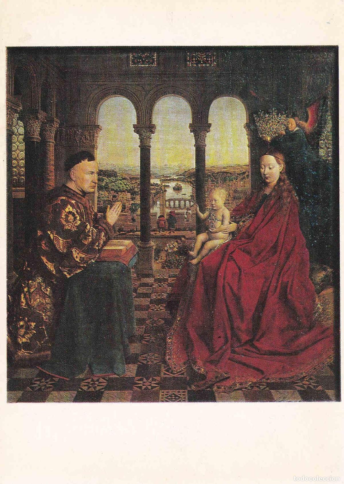 Postkarten: POSTAL 19053: VAN EYCK: VIRGEN CON EL CONCILLER ROLIN - Varios