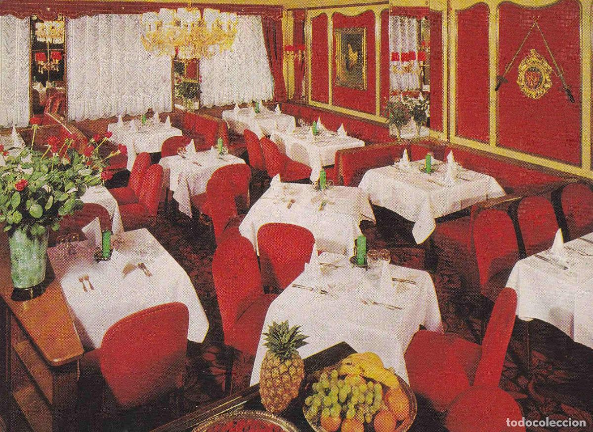 Postais: POSTAL 19136: ZURICH: SALON DE RESTAURANTE ZUM ROTEN GATTER - Varios
