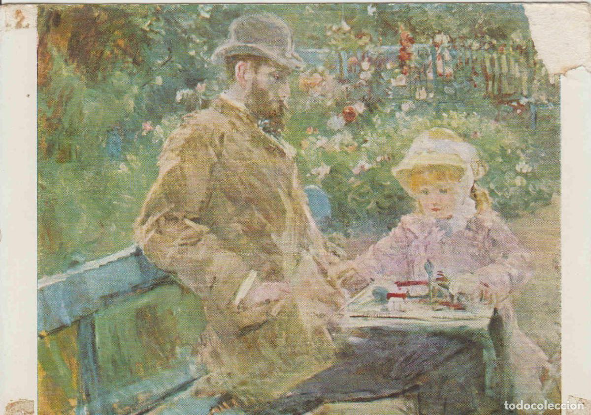 Postkarten: POSTAL 62517: Eduardo Manet y su hija. Paris.Francia - Varios