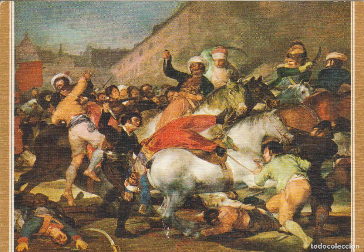 Postcards: POSTAL 62550 : la lucha de los mamelucos. GOYA. Museo del Prado. Madrid. Espa&ntilde;a - Varios