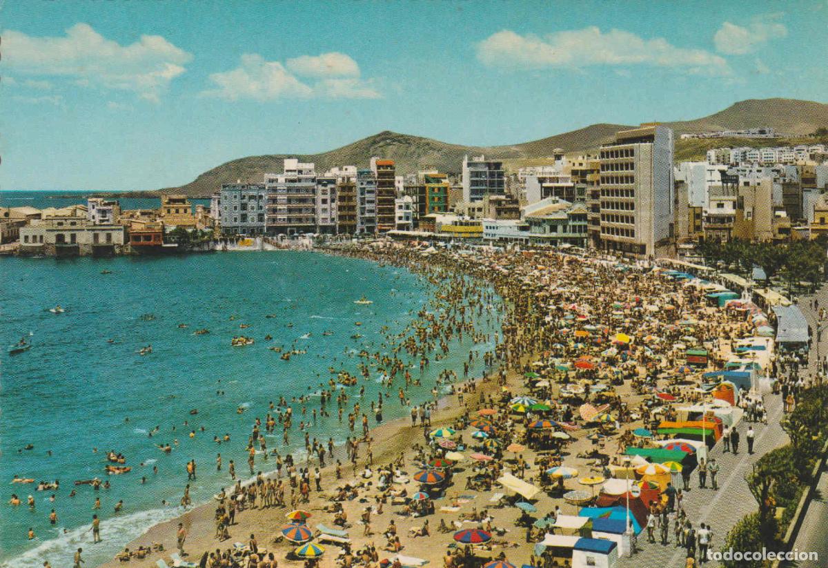 Postkarten: POSTAL 62754 : Las palmas de Gran Canaria. Playa y Paseo de las Canteras - Varios