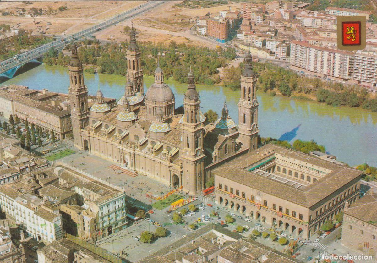 Postkarten: POSTAL 62794 : Zaragoza.El Pilar Ayuntamiento Rio Ebro. Espa&ntilde;a - Varios