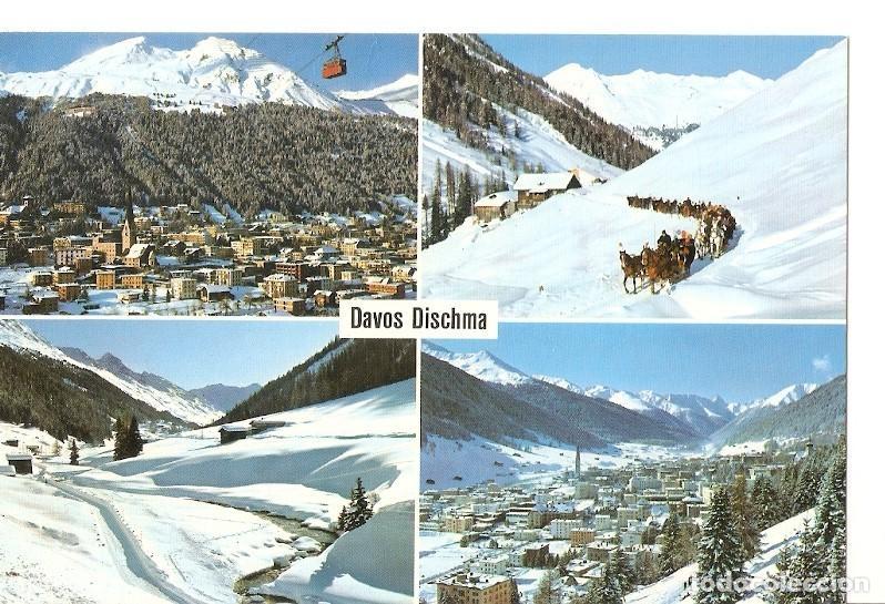 Postales: Postal 037128 : Davos - Varios - Foto 1