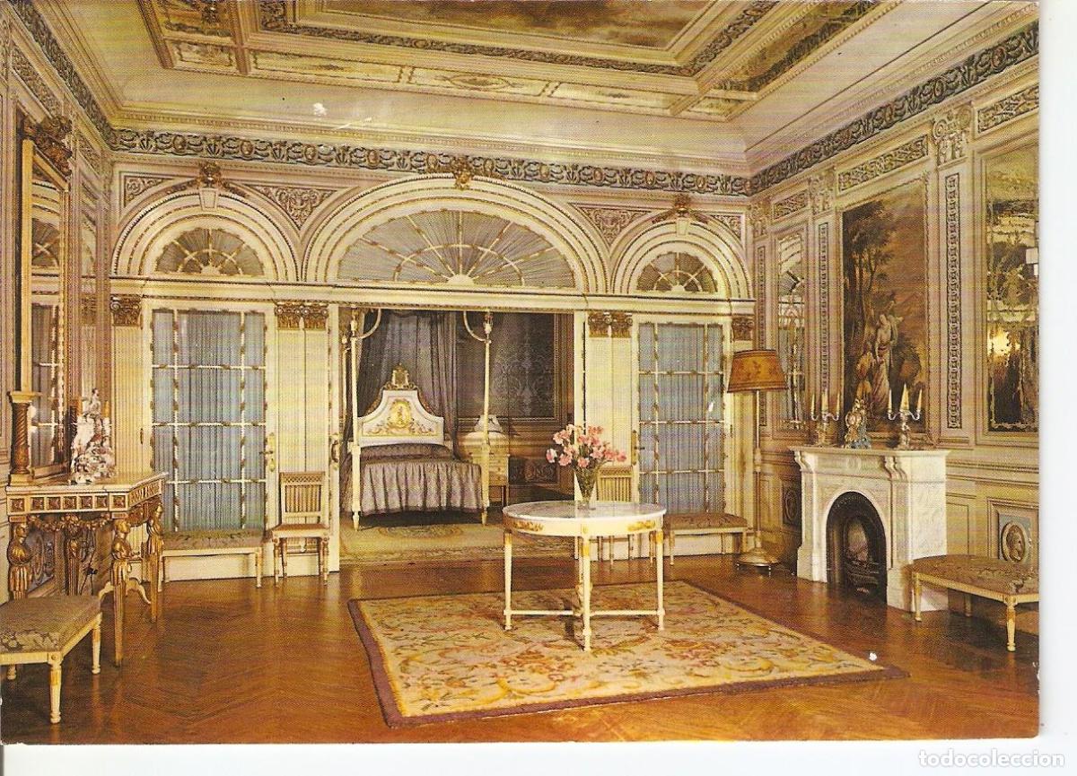Postkarten: Postal 037711 : Barcelona. Palacio Real de Pedralbes. Dormitorio de la Reina - Varios