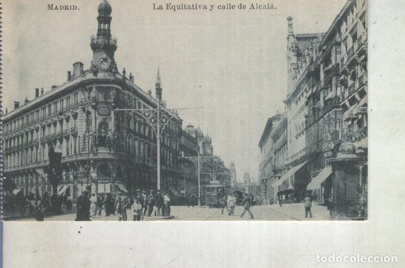 Postais: Postal 013026: Madrid, La Equitativa y calle Alcala - Varios