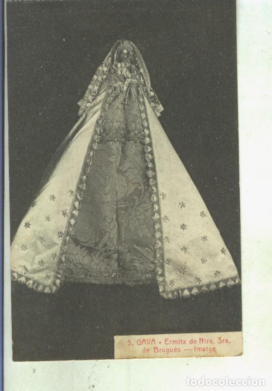 Postais: Postal 013990: Virgen de Nuestra Se&ntilde;ora de Brugues, ermita de Gava, Barcelona - Varios