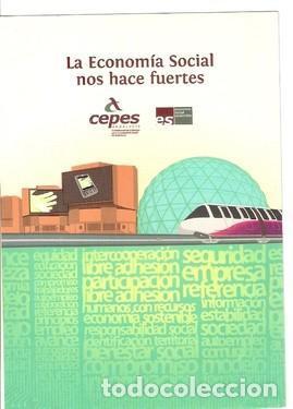 Cartoline: Postal 047703 : La economia Social nos hace fuertes. Cepes Andalucia - Sevilla - Varios