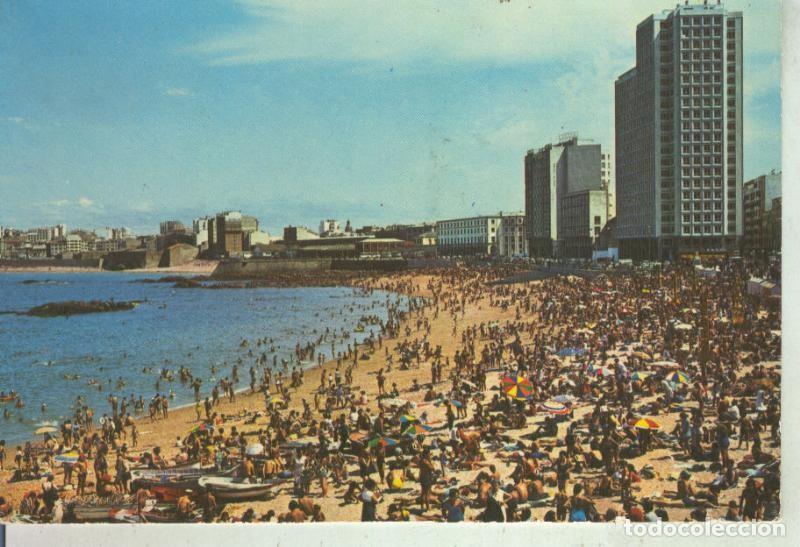 Postales: Postal 011513: Playa de Riazor en La Coru&ntilde;a - Varios - Foto 1