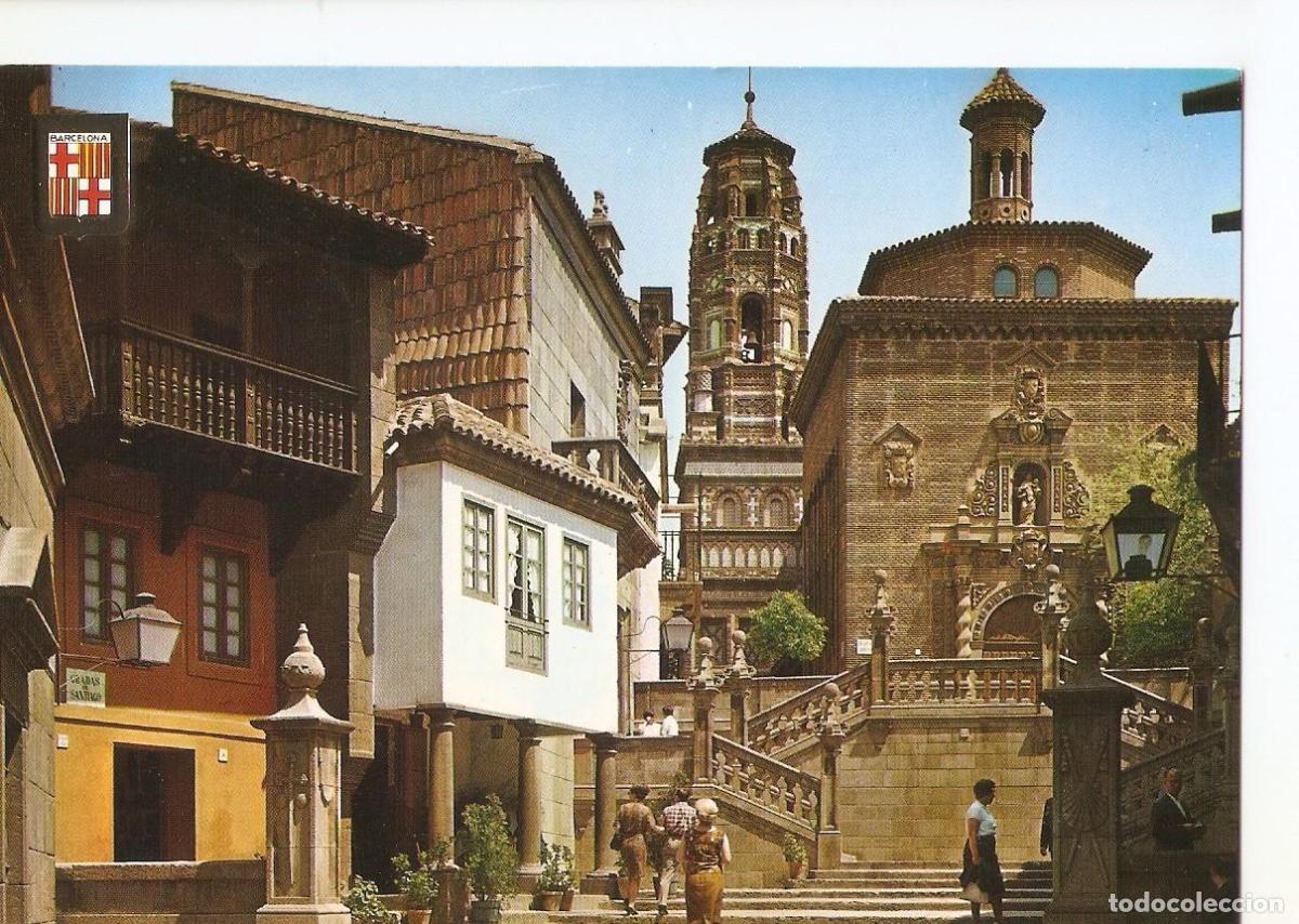 Postcards: Postal 037888 : Barcelona. Pueblo Espa&ntilde;ol - Varios