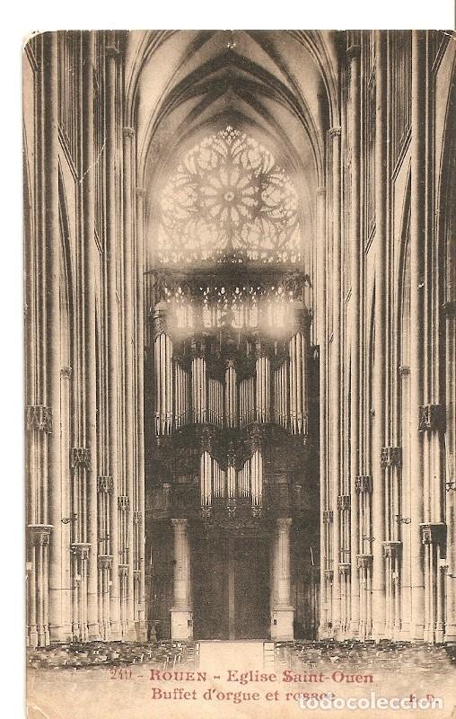 Postkarten: Postal 036170 : Rouen - Eglise Saint-Ouen. Buffet dorgue et rosace - Varios