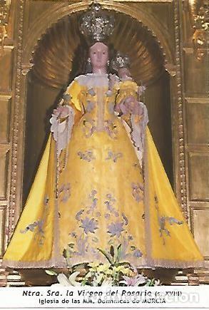 Cartoline: POSTAL 54037: Virgen del Rosario. Murcia - Varios