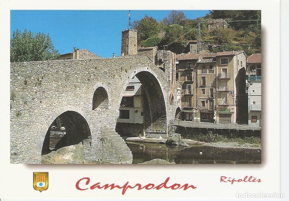 Postkarten: Postal 046804 : Camprodon - Ripolles. Puente Romanico - Varios