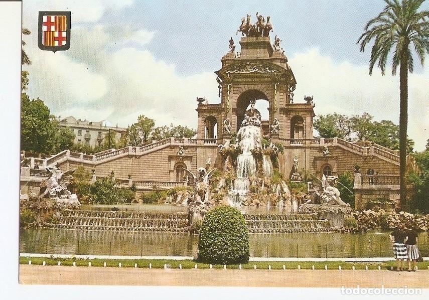 Postales: Postal 028731 : Jardines y Cascada del Parque de la Ciudadela, Barcelona - Varios