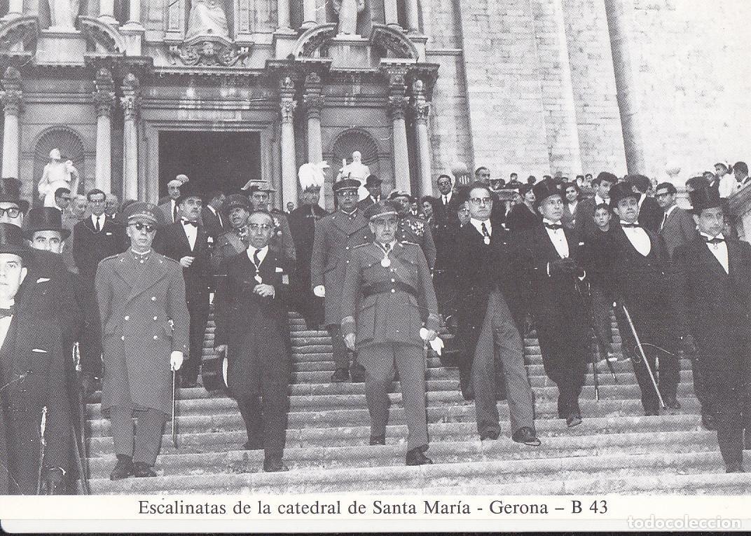Postais: Postal 62307 : Escalinatas de la catedral de Santa Maria - Gerona - Varios