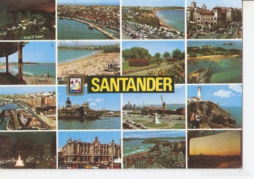 Postkarten: Postal 039874 : Santander. Diversos aspectos - Varios