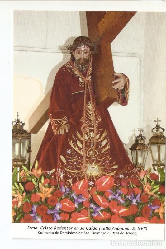 Cartoline: Postal 029900 : Stmo. Cristo Redentor en su Caida (Talla Anonima S. XVIII). - Varios