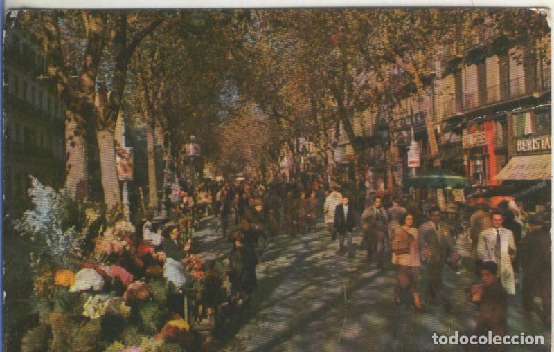 Postales: Postal 5927 : Las ramblas de las flores, Barcelona - Varios