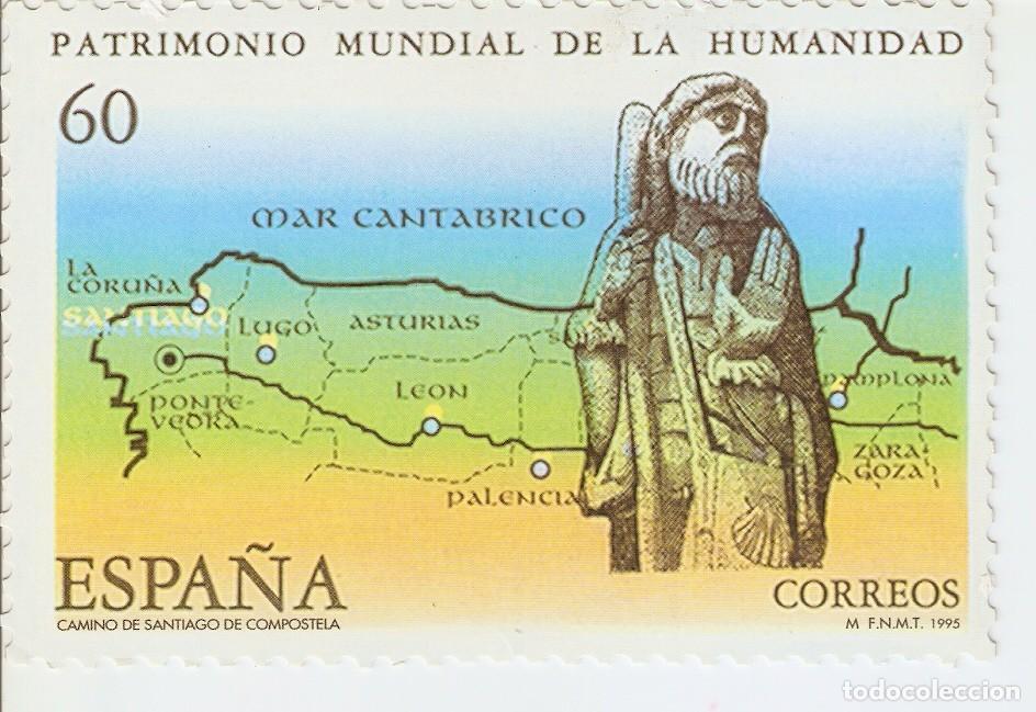 Postales: Postal 037301 : Patrimonio Mundial de la Humanidad Camino de Santiago de Compostela Sociedad Estatal