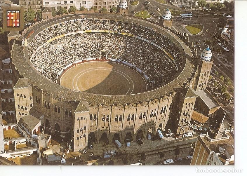 Postkarten: Postal 034328 : Barcelona. Plaza de Toros Monumental. Vista aerea - Varios
