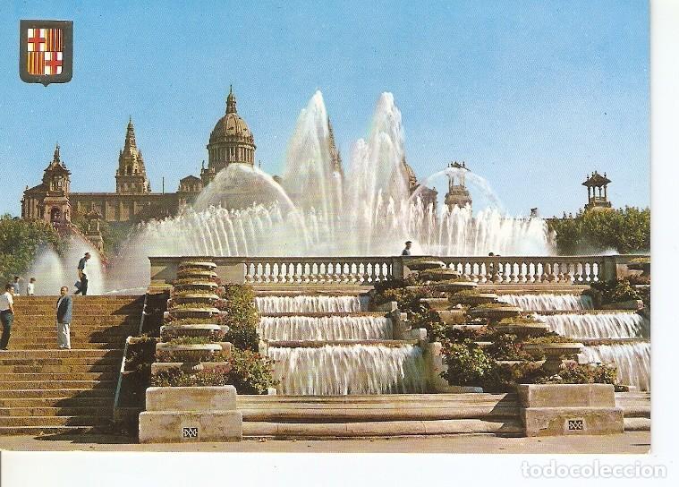 Postkarten: Postal 049079 : Barcelona. Fuente Monumental y Palacio Nacional de Montjuich - Varios
