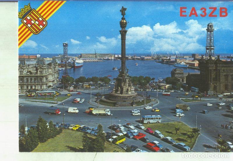 Postais: Postal 000079: Monumento a Colon en Barcelona, publicitaria raio amateur - Varios