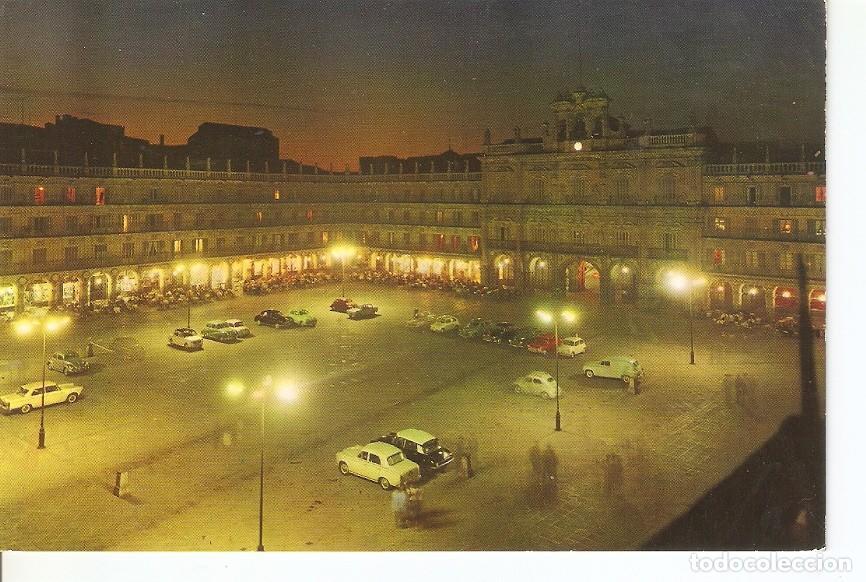 Postais: Postal 043087 : Salamanca. Plaza Mayor de Noche - Varios