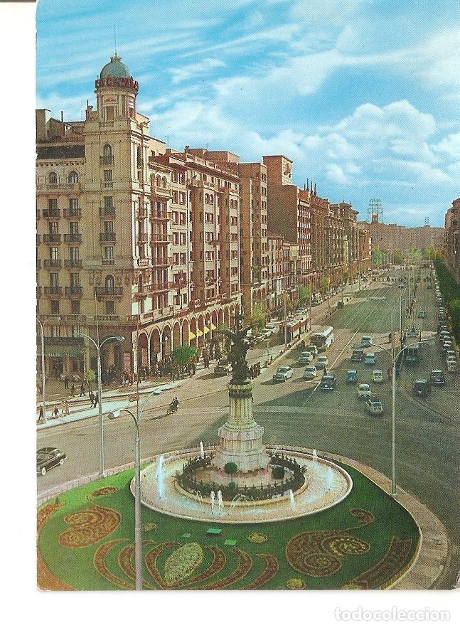 Postkarten: Postal 023652 : Monumento a los Martires y Paseo de la Independecia - Zaragoza - Varios