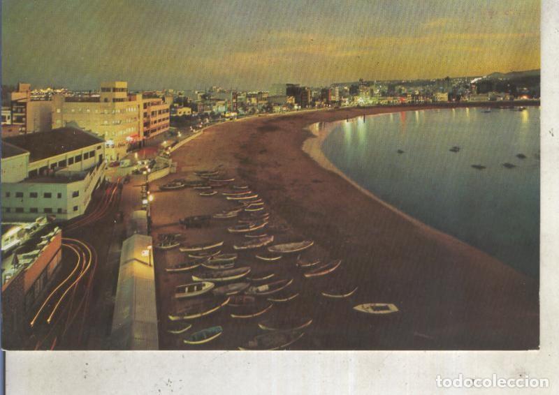 Postais: Postal 013075: Playa de las Canteras de Noche en Las Palmas Gran Canaria - Varios